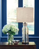 Bay Furniture Gallery - Ashley Furniture - Laurentia Lighting - Glass Table Lamp (1/CN) / Champagne - L431414